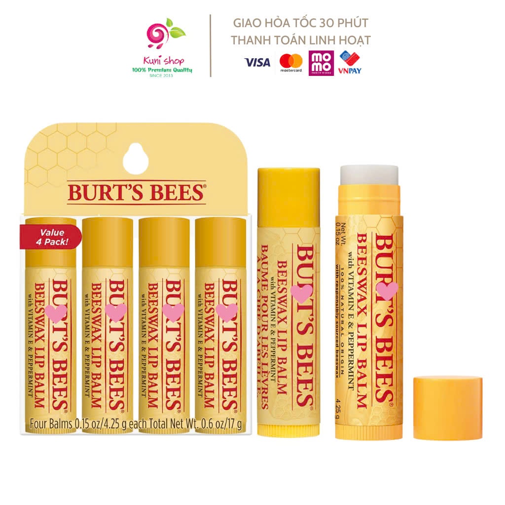 Son Dưỡng Burt's bees lip balm