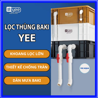 Lọc Thùng Baki YEE, Combo Bộ Lọc Baki Cho Bể Cá Cảnh, Hồ Cá Cảnh, Nguyên Lọc Và Kèm Vật Liệu Lọc