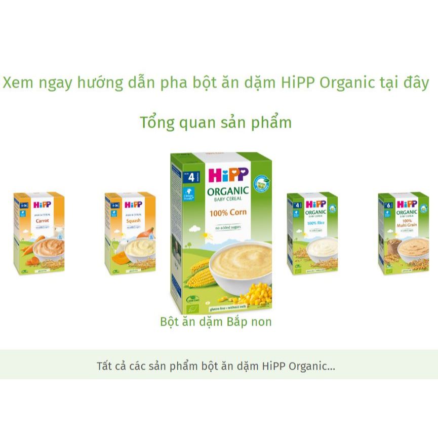 Bột ăn dặm Hipp Đủ Vị 200g