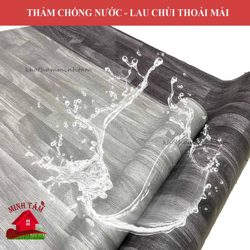 HỎA TỐC -Thảm trải lót sàn simili vân gỗ , tấm simili dán sàn giả gỗ nền nhựa pvc nhám chống trượt d