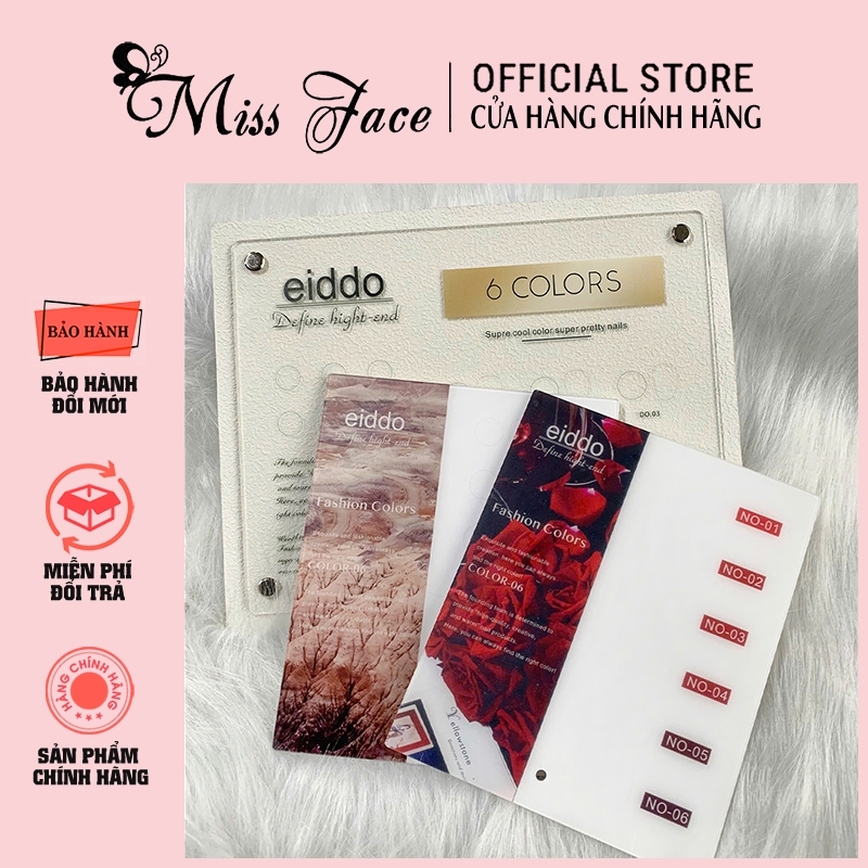 Bảng mica trưng bày móng mẫu - Bảng mica bày mẫu Eiddo - bảng trưng bày tiệm nail