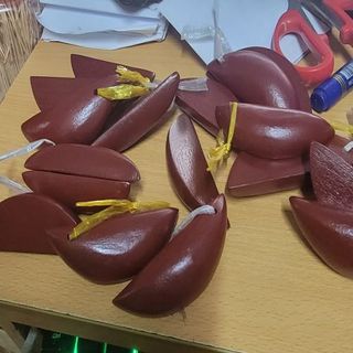 quẻ gỗ xin keo nâu