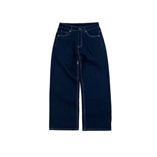 INDIGO WIDE STRAIGHT JEANS WHOSE - Quần jeans ống đứng wide fit Whose Studio 1718
