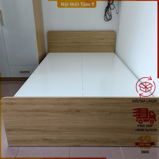 Giường ngủ đơn hiện đại TM-G21001✌FREE SHIP HCM✌Giường gỗ công nghiệp/Giường đơn