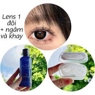 LENS KÍNH ÁP TRÒNG MÀU ĐEN O GIÃN , Mắt Dễ THƯƠNG GiÃN ( DIA 14.0)
