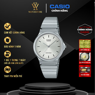 Đồng Hồ Quartz Nữ Casio MQ-24D-7EDF Thiết Kế Mặt Kính Nhựa 35mm, Dây Kim Loại Cao Cấp