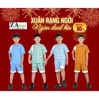 Bộ đùi Cotton ZAKids Fashion mềm mát cho bé (2-9 tuổi) ZA22055TN