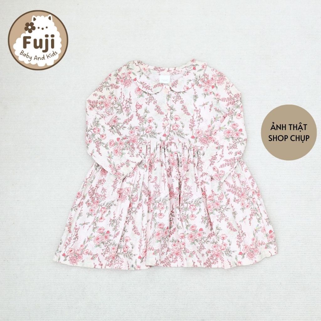 [11-13kg] Váy NEXT AUTH đầm babydoll thun mềm hoa nhí cho bé 12 tháng 18 tháng