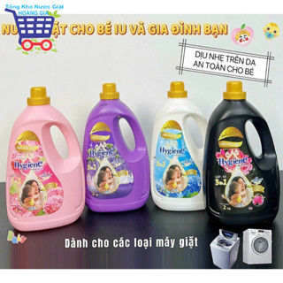 Trợ giá  2 can Nước giặt Hygiene SACOM Việt Nam sản xuất 3in1, 2 ký/can, SX Công Nghệ Thái Lan