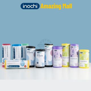 Túi đựng rác có mùi hương Inochi Soji hương chanh, lavender,Túi rác tự hủy có quai xách Inochi Amazing Mall