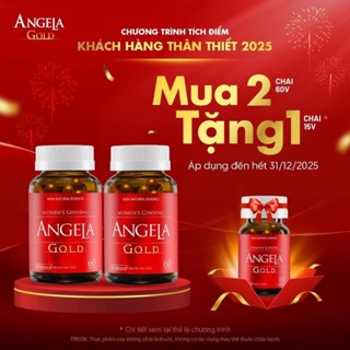 [CHÍNH HÃNG] SÂM ANGELA GOLD (1 Hộp 60v) CHĂM SÓC SỨC KHỎE, SẮC ĐẸP VÀ SINH LÝ NỮ <CÓ TEM CHÍNH HÃNG ĐỔI QUÀ>