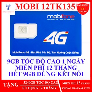  Sim 4g Mobifone MDT350A,100GB,75GB,12MDT150,12MDT50,21G12,12MAX90,12FD50  có E SIM  HƯNG ANH TELECOM 