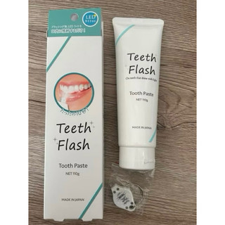 Set Kem Đánh Răng Và Đèn Chiếu Teeth Flash White NHẬT BẢN