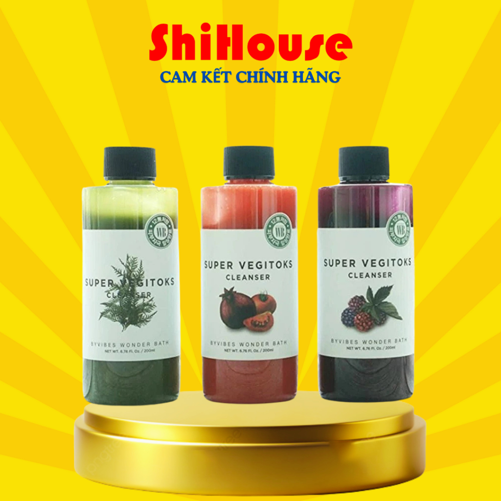 Sữa rửa mặt Byvibes Wonder Bath Super Vegitoks Cleanser