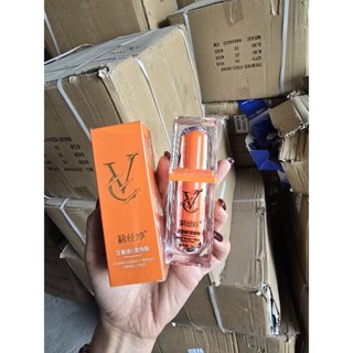 Kem lười nâng tone VC trang điểm lớp makeup nền mịn màng, chống thấm nước làm săn chắc da chứa vitamin C nội địa Trung