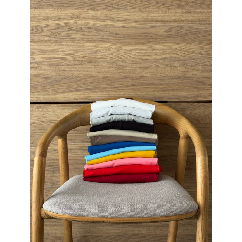 Áo thun trơn MMESTLINE Basic form Boxy vải premium Cotton | BigBuy360 - bigbuy360.vn