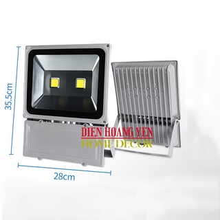 Đèn Pha Led 100w chiếu bảng hiệu, sân vườn