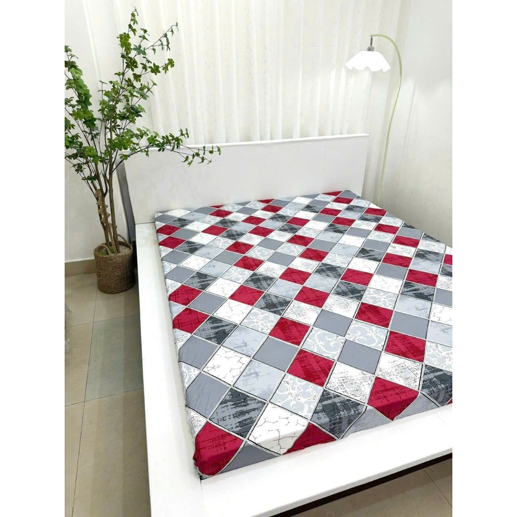 Áo bọc nệm 2 mặt có khóa kéo vải thun lạnh cao cấp, áo bọc nệm Vải in 3Dt, hàng đẹp chất liệu thun l