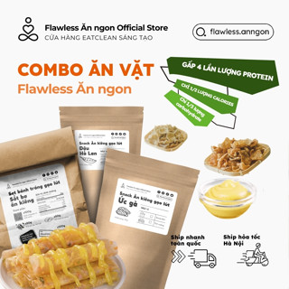  COMBO Ăn vặt Flawless Ăn ngon | Thực phẩm healthy đồ ăn kiêng eatclean tăng cơ giảm mỡ giảm cân 