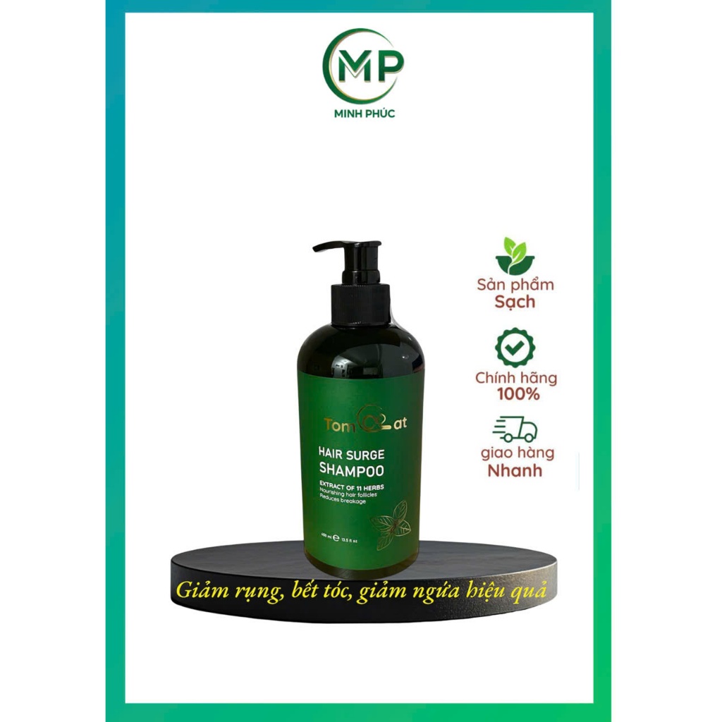 Dầu gội thảo mộc Tomcat giúp giảm rụng tóc 400ml