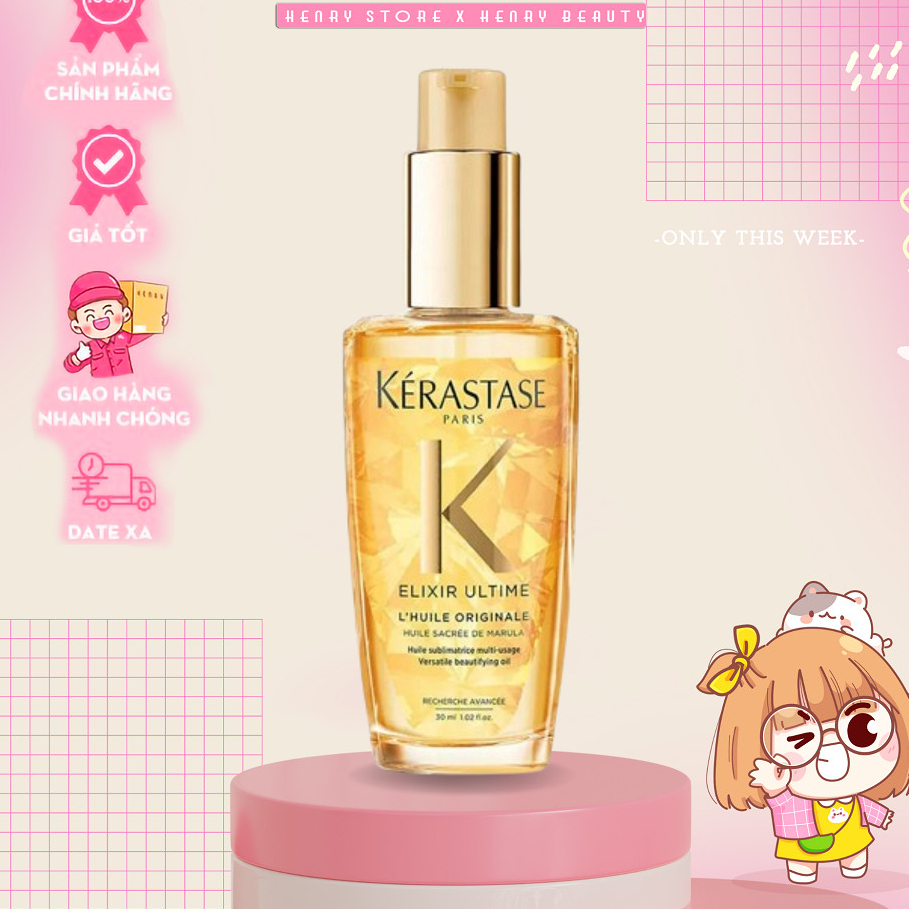Dầu Dưỡng Phục Hồi Tóc Kérastase Elixir Ultime 30ml