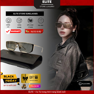 [HÀNG Siêu Cấp] Kính thời trang cao cấp Y.S.L mắt tráng gương bạc siêu sang chảnh Full box Chuẩn Au