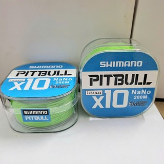 (xả xả)Dây dù lure 200m shimano pitpull  x10 siêu mịn