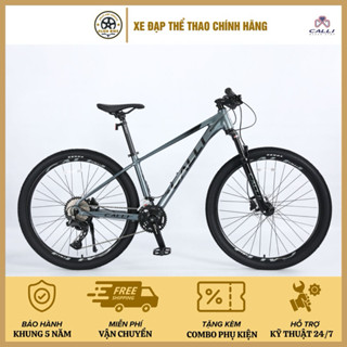 Xe đạp địa hình Calli 6100 (2025) | Phanh dầu, phuộc dầu, Group Shimano Deore 3x10