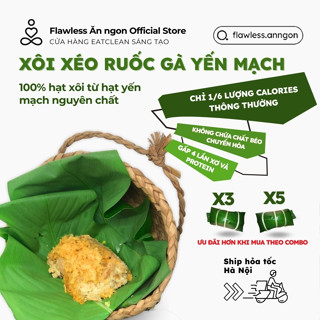 Xôi xéo yến mạch Flawless Ăn ngon | Thực phẩm healthy, đồ ăn kiêng eatclean, tăng cơ, giảm mỡ, giảm cân