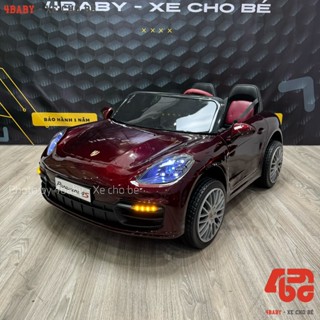 Xe điện trẻ em PORSCHE PANAMERA 4BABYVN  AT1719 Ghế Da,Bánh Cao su,4 động cơ lớn, chức năng còi nhạc đèn bluethooth