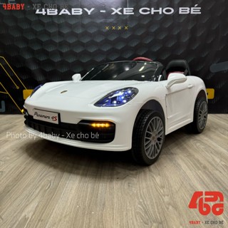  Xe điện trẻ em PORSCHE PANAMERA 4BABYVN  AT1719 Ghế Da,Bánh Cao su,4 động cơ lớn chức năng còi nhạc đèn bluethooth 