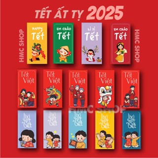 Combo 50 bao lì xì tết, lì xì tết 2025 theo yêu cầu được chọn mẫu