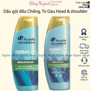 Dầu gội Chống Gàu Head & Shoulders DERMA XPRO Chăm sóc da đầu khô, ngứa do gàu, chai 360 ml