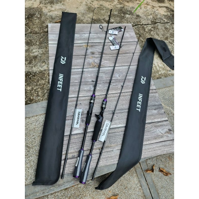 cần câu lure Daiwa Infeet, cần câu lure 2 đoạn