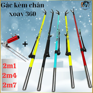  Gác cần câu đài MC carbon cao cấp chống cần câu đài cần câu tay nhiều màu sắc phụ kiện câu đài cao cấp 