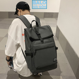  Balo đi học đi chơi nam trơn basic thời trang hàn quốc kiểu dáng thể thao kích thước lớn đựng laptop nhiều ngăn BLS138 