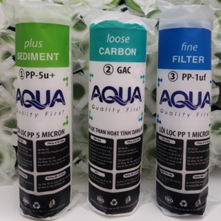 BỘ LÕI LỌC NƯỚC AQUA QUẢ LỌC THÔ 1 - 2 - 3 THAY THẾ HẦU HẾT CHO CÁC MÁY LỌC HÃNG NHƯ karofi, kangaroo,sunhouse...