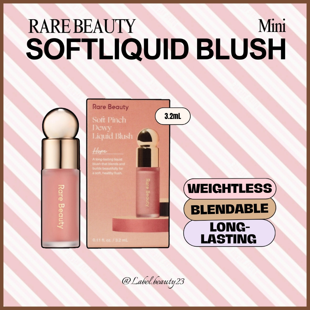 Sẵn ✨ Má hồng Rare Beauty Liquid Blush Hope Mini 3.2ml - 𝐋𝐚𝐛𝐞𝐥.𝐛𝐞𝐚𝐮𝐭𝐲 ✨
