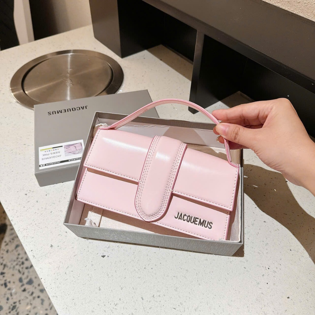 Túi nữ Túi JAC ngang full box túi vải size 20 chất da siêu đẹp mẫu mới hot trend hàng Quảng Châu