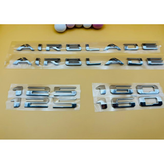 Bộ Tem dán xe logo chữ nổi ốp sườn xi cứng xe máy AB Air Blade 125 160 đời 2024 - 2025 hàng loại Đep ( Gía cặp )