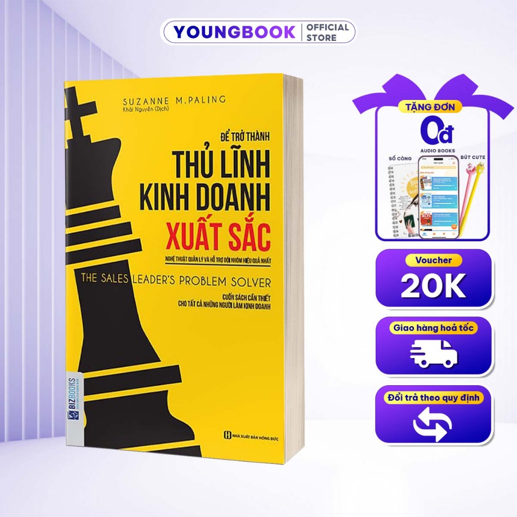 BIZBOOKS - Sách - Để Trở Thành Thủ Lĩnh Kinh Doanh Xuất Sắc - 1 BEST SELLER