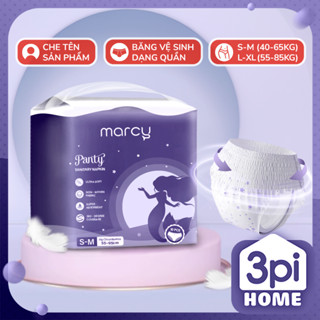 Băng vệ sinh dạng quần MARCY (túi 10 cái) size S-M và L-XL thấm hút cực nhanh, mềm mại và thoải mái