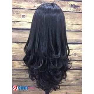 Đầu Canh Chịu Nhiệt 90% Tóc Thật