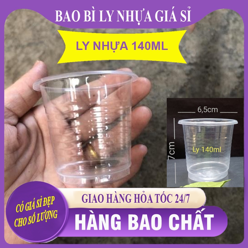 ly nhựa 140 ml ( 1 cây 50 cái )