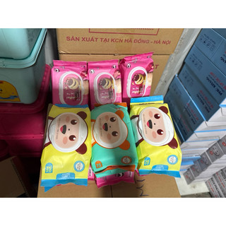 10 gói khăn/giấy ướt phú đạt (gấu)120 tờ