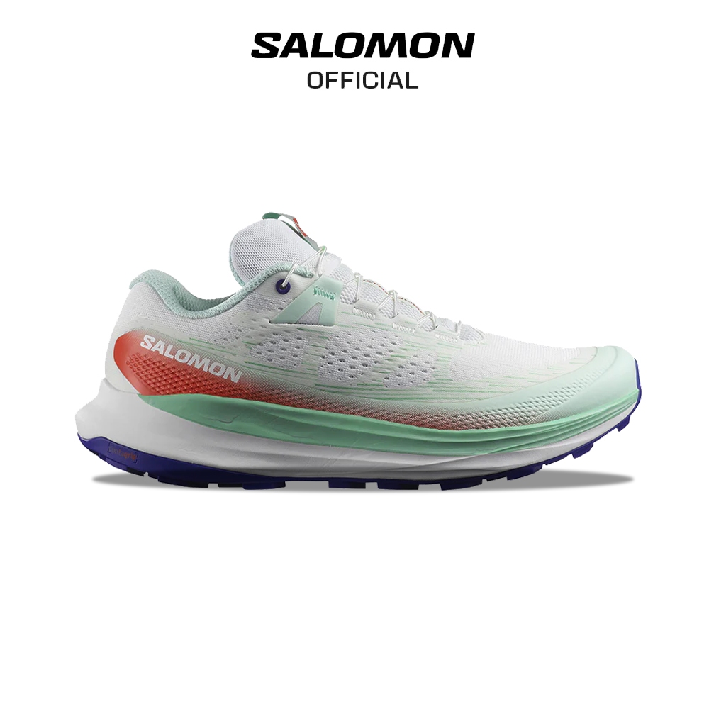 Giày Thể Thao Nữ Salomon Ultra Glide 2 L47600400 White/Sonic Green/Tomato Red
