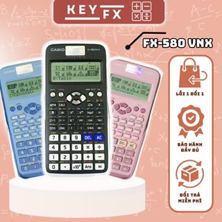 Máy tính Casio FX 580VNX - 3 màu ( TRẮNG - XANH - HỒNG)