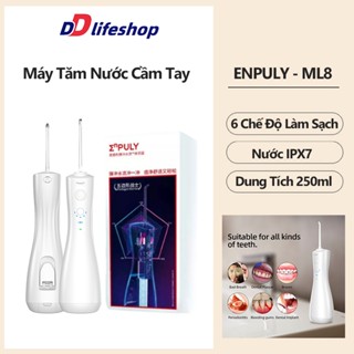  Máy Tăm Nước Cầm Tay ENPULY ML8 Chống Thấm Nước 6 Chế Độ Làm Sạch Chống Thấm Nước IPX7 Dung Tích 250ml 