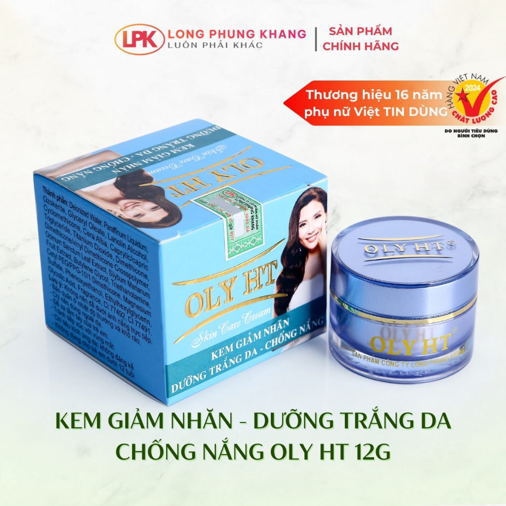 Kem Giảm Nhăn - Dưỡng Trắng Da - Chống Nắng OLY HT 12G OLY-004