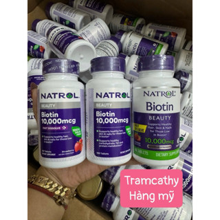 Viên biotin 10000mg  nature made hỗ trợ mọc tóc,biotin nartrol